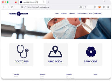 clinica_loreto_website